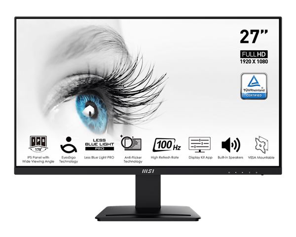 MSI Monitor PRO MP273A FHD IPS 27" 